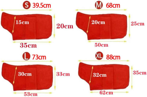 JUSHZ Microfiber Dog Towels for Drying Dogs Large Dog Towel Medium Small Absorbent Robe Personalised Coat Pet Hooded