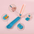 White Cat Strip Squeeze Spoon, Pet Feeder for Wet Food, Cat Snack Spoon for Lickable Treats and Liquid Feeding