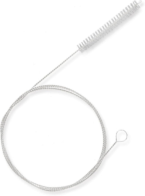 72 Inches Flexible Nylon Drain Brush for Cleaning Sunroof, Refrigerator, Aquarium Filter, White