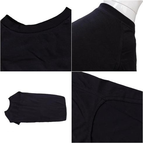 Lovelonglong Pet Clothing Dog Costumes Basic Blank T-Shirt Tee for Large Dogs, Black XXXXL