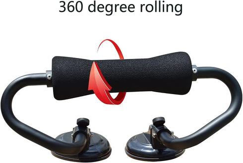 Kayak Roller Loader, Load Assist Roller Mount with Suction Cup for Car SUV - Black