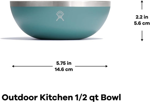 Hydro Flask Outdoor Kitchen Bowl, Stainless Steel Dinnerware, Reusable Camping Gear, Dishwasher Safe, BPA-Free