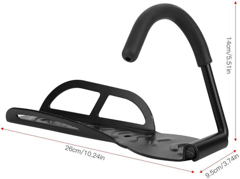 Keenso Anti-Slip Stamped Steel Foldable Bike Parking Rack - Black, 10 in