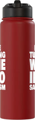 Funny Name Rose Designs Rose Turning Wine Into Sarcasm Funny Rose Name Stainless Steel Insulated Water Bottle