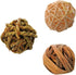 Natural Chew Activity Toys - Chew Grass Balls and Rolling Chew Toys for Bunny, Improve Dental Health for Rabbit