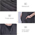 Short Sleeves Pet Grooming Smock with Zipper, Dog Grooming Work Clothes with 2 Pockets