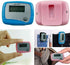 Red Portable Counter Mini Digital LCD Pedometer, Sports Walking Running Step Counter Meter with Calorie Monitor