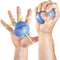 Physical Therapy Hand Exerciser - Forearm Exerciser with Stress Relief Ball - Finger Strengthener, Purple