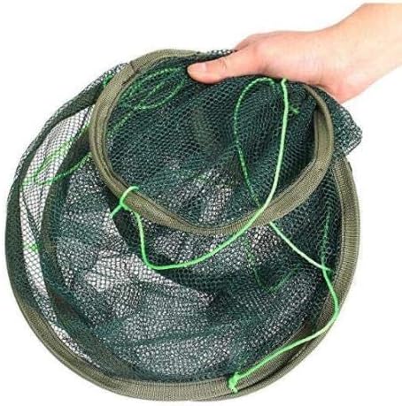 31.5" EatingBiting Portable Prawn Bait Crab Shrimp Net Drop Landing Fishing Pier Harbour Pond Folding Fishes Net