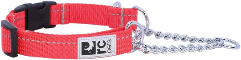 RC Pet Products 1" Primary Collection Training Clip Dog Collar, Medium, Red
