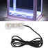LED Aquarium Light, USB Charging Waterproof Light for Freshwater Fish Tank, 2.4X0.8 Inch