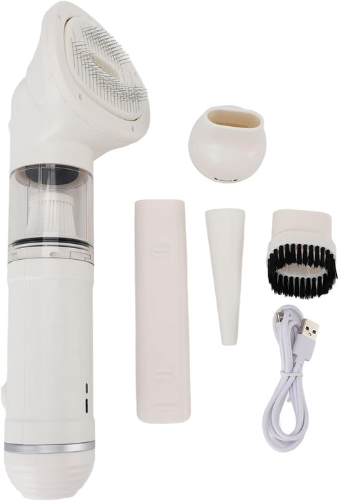 Decumeby Pets Shedding Vacuum Cleaner Efficient Grooming Kit for Dogs Cats Bed Carpet Easy Use for Home Cleaning