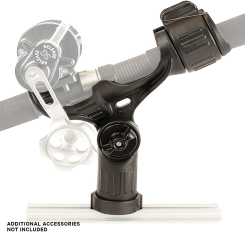 YakAttack Omega Rod Holder with LockNLoad Track Mount (Track Sold Separately)