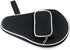 Table Tennis Bat Bag, Ping Pong Paddle Bat Pouch with Ball Storage Pocket, Table Tennis Racket Cover Waterproof Inner Liner Protection