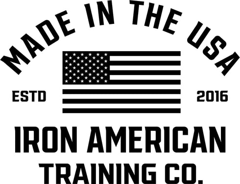 IRON AMERICAN USA Omega Gym Storage Rack - 9 OR 11 Hook Heavy-Duty Wall Organizer for Gym Accessories