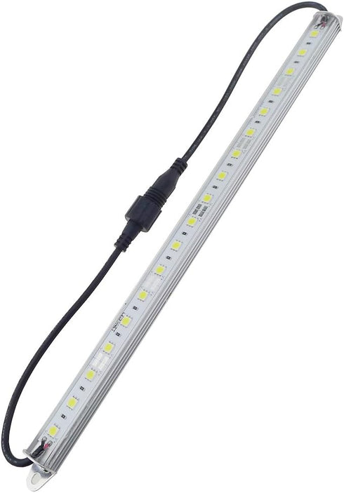 12" 18LEDs 5050 Blue 460nm Aquarium LED Strip Light, Waterproof Aluminum, 12V DC Grow Bar Light