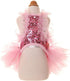 Fashion Sweet Puppy Dog Blingbling Princess Skirt, Pet Dog Lace Cake Camisole Tutu Dress, Pink Medium