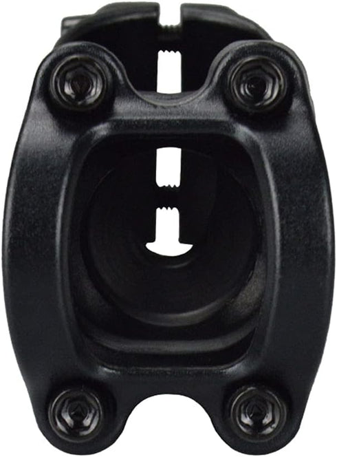 Stem 31.8 60mm 25 Degree Wake Mountain Bike Stem, Short Handlebar Stem for Most Bicycles, Black Aluminum