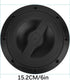 Round Kayak Hatch Lid with Sealing Storage Bag for Canoe Fishing Rigging (6 inches)