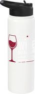 Wine Drinker Humor Tee Winery Life Wine Sommelier I Make Wine Disappear What's Your Superpower? Drinking Party Stainless Steel Insulated