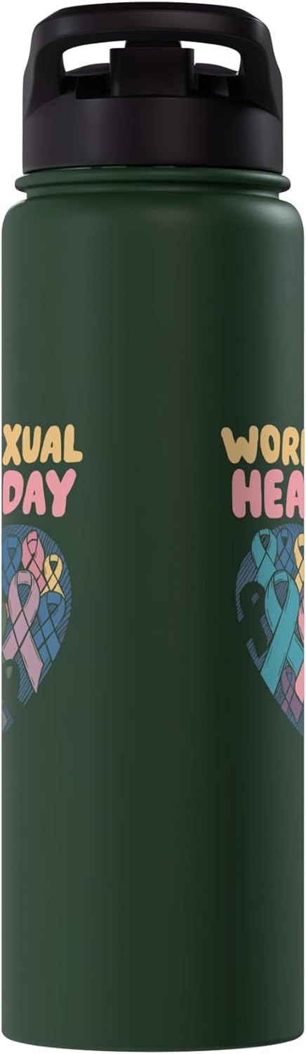 Sexual Health Awareness SteMi Apparel Sexual Health Awareness Sexuality Sex Education Stainless Steel Insulated Water