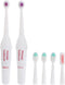 2pcs Electric Toothbrush for Pets Lightweight and Portable and Gums Cleaning for