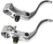 ZJchao Bike Brake Lever, 1Pair 24mm Aluminum Alloy Handlebars Bar Handle, Mountain Cycling Accessory