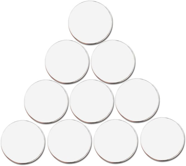Blank Golf Ball Marker in 24mm, Suit for Custom Printing, Pack of