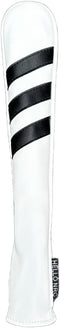 Golf Alignment Stick Cover - Chilxe White Synthetic Leather Headcover for Alignment Stick, Basic Golf Accessories