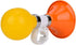 Rubber Children Bike Horn, Metal Loud Warning Bell for Boys Girls Bike Accessory (Orange)