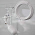 ZAOJIAO Auto Water Filler Solution - Adjustable Float Valve + 1/4" Tube 3 Meters for Aquarium Sump, PE White