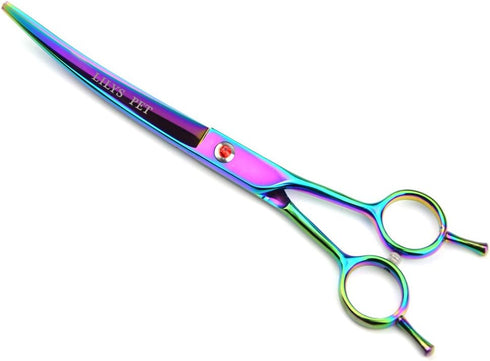 Cutting,3 (7.0 inches, LILYS PET Professional PET Grooming scissors Kit,Coated Titanium,Sharp and Strong Stainless