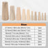 Tissting 10Pcs Marine Tapered Conical Thru-Hull Emergency Soft Wood Plugs Kit for Boats and Fishing