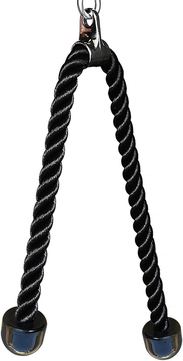 KORIKAHM Long Tricep Rope, 47-63 Inch Length Cable Attachment for Home Gym Pulley System