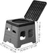 BESPORTBLE Foldable Portable Toilet for Camping and Car Use PP Material Travel Potty Stool with Space-Saving Design