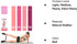 Portzon Resistance Loop Exercise Bands, Suitable for Arm, Leg Stretching and Strength Training