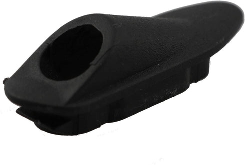 LQ Industrial Bicycle Cable Tube Clamp, 12PCS Black Plastics Brake Shifter Line Pipe Holder Bike Accessories