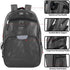 Summit Ridge Collapsible Mesh Backpacks for Adults, Large Backpack with Reflective Strip and Wire Frame for School,