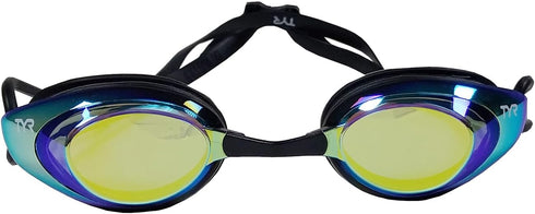 TYR Blackhawk Racing Swim Goggles, Men’s and Women’s, Anti-Fog, UV Protection, Mirrored or Clear