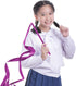 Pack 6 9" 1m GSi Multicolor Ribbon Wands & Rings for Kids - of Dance Streamers with Stick, Ribbons, Gymnastics & Party