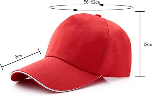 YOLAI Men Women Adjustable Baseball Caps Casual Sunscreen Sunshade Sun Hats Multicolour Breathable Beach Cap