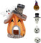Cartoon Pumpkin House Set - 5 in 1 Resin Aquarium Decoration for Fish & Shrimp