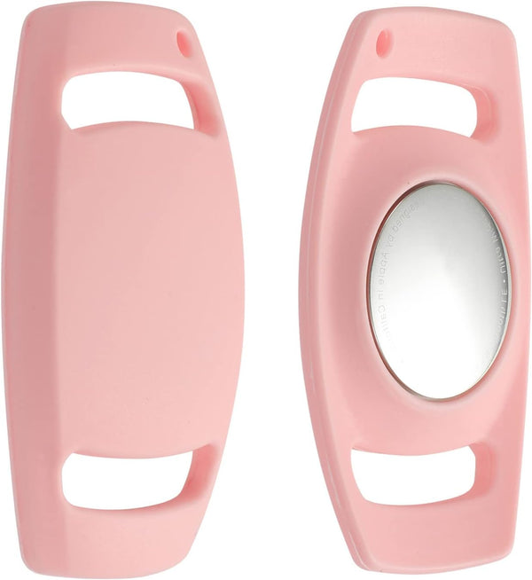Airtag Dog Collar Holder, Anti-Lost Silicone Case for Air Tag GPS Tracking, Compatible with Dogs Cats Pets Collar (1