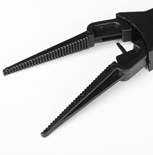 POPETPOP Extra Long Aquarium Tongs, 18 Inch & 15 Inch Feeding Clip for Reptiles and Fishbowls