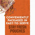 FYNORI 100% 36 Burger with Cheddar Cheese Flavor Dry Soft Dog Food Pouches, Made with Real Beef, Complete & Balanced
