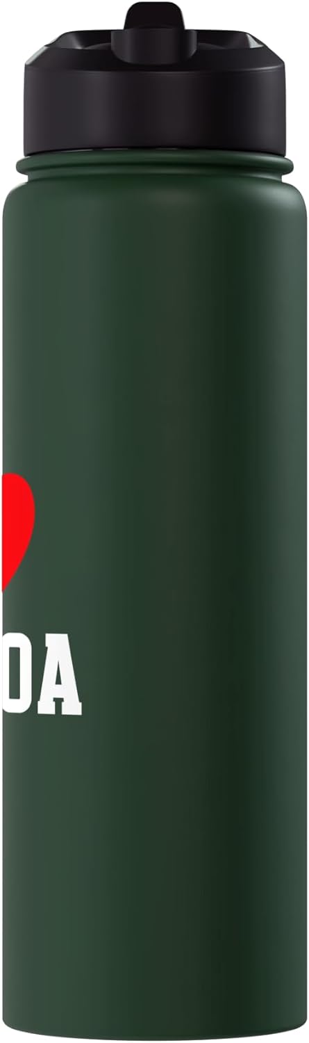 Quinoa Gifts I Love Quinoa Stainless Steel Insulated Water Bottle