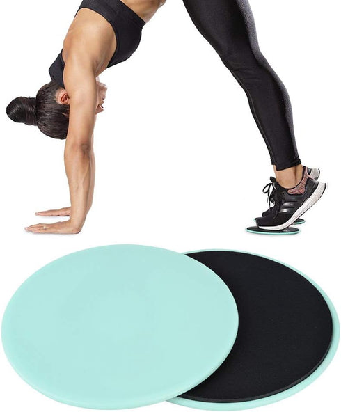 Yosoo 2 Pcs Core Sliders Exercise Sliders, Fitness Gliding Disks for Abdominal Core Exercise Equipment