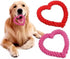 Pink Cute Dog/Cat Chew Toys, Heavy Duty Dental Rope Toy, Creative Love Heart Shaped Interactive Puppy Rope Toy