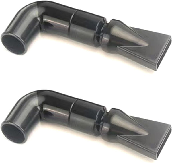 2 Pcs Aquarium Pump Duckbill Nozzle, Water Outlet Return Pipe Fitting for Fish Tank Duckbill Sprinkler (M)
