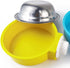 4PCS Crate Dog Bowl: Plastic & Stainless Steel Removable Hanging Food & Water Feeder for Cats and Dogs